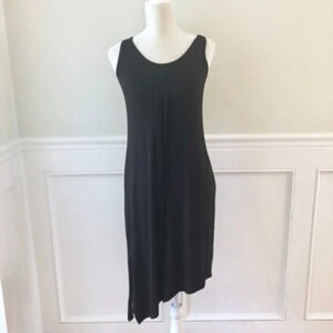 Loveappella Stitch Fix Black Midi Dress Small